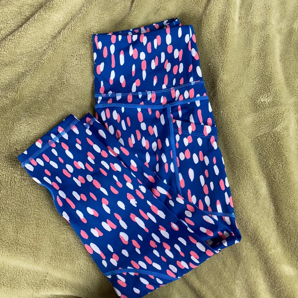 Zyia Drop of Spring Pocket LNT Hi Rise Capri